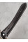 Шкіряний ремінець для годинника чорний карбон